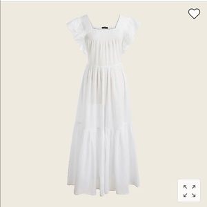 J Crew flutter sleeve cover up dress